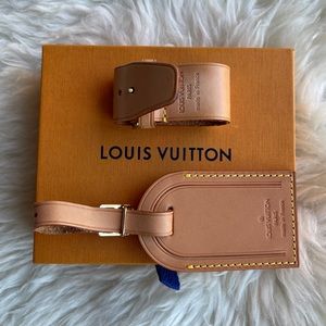 Louis Vuitton Luggage Tag and Handle Keeper